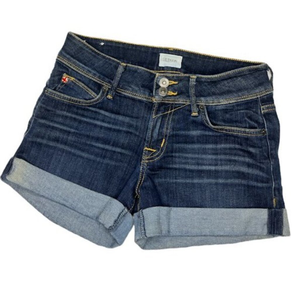 NWOT Hudson Croxley Mid Thigh Short Denim Size 25